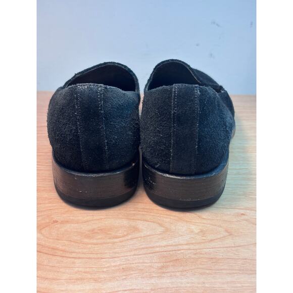 2120 LA-MX Black Nubuck Loafers Beaded Southwest Diamond Detail Women's Size 7 - Picture 5 of 10